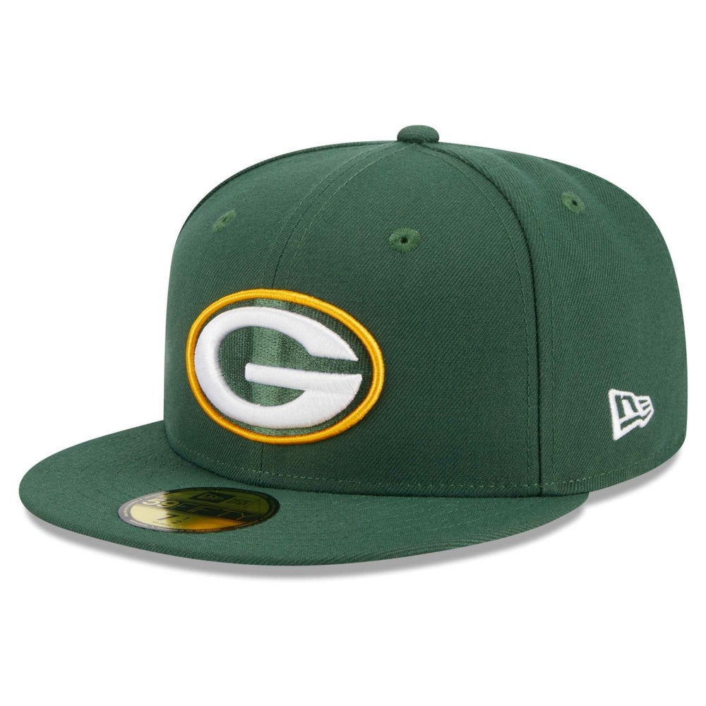 Green Bay Packers Main Patch 59FIFTY Fitted Hat | NFL Online