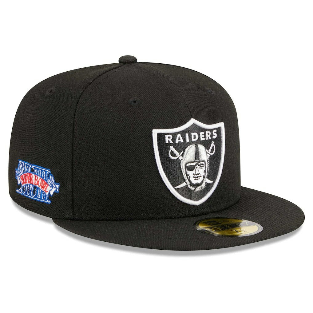 Las Vegas Raiders Main Patch 59FIFTY Fitted Hat | NFL Near me