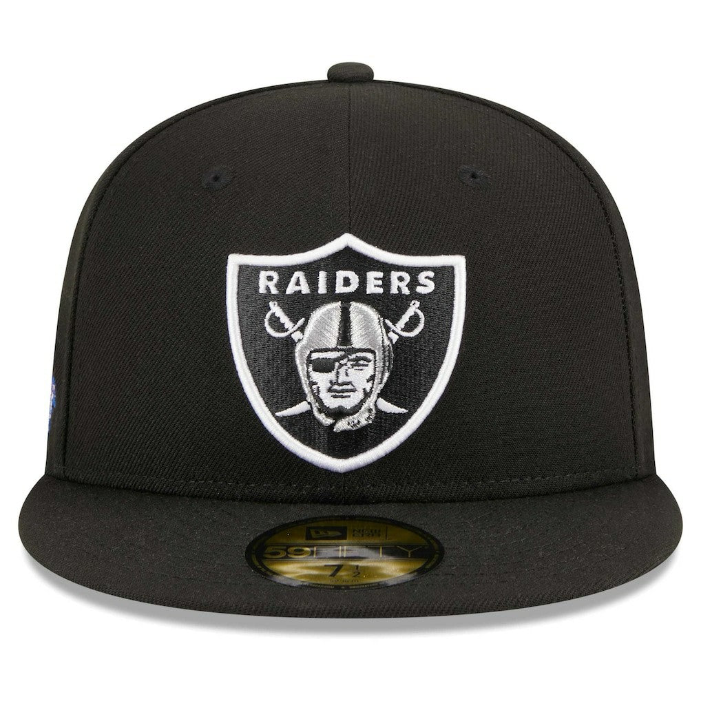 Las Vegas Raiders Main Patch 59FIFTY Fitted Hat | NFL Near me