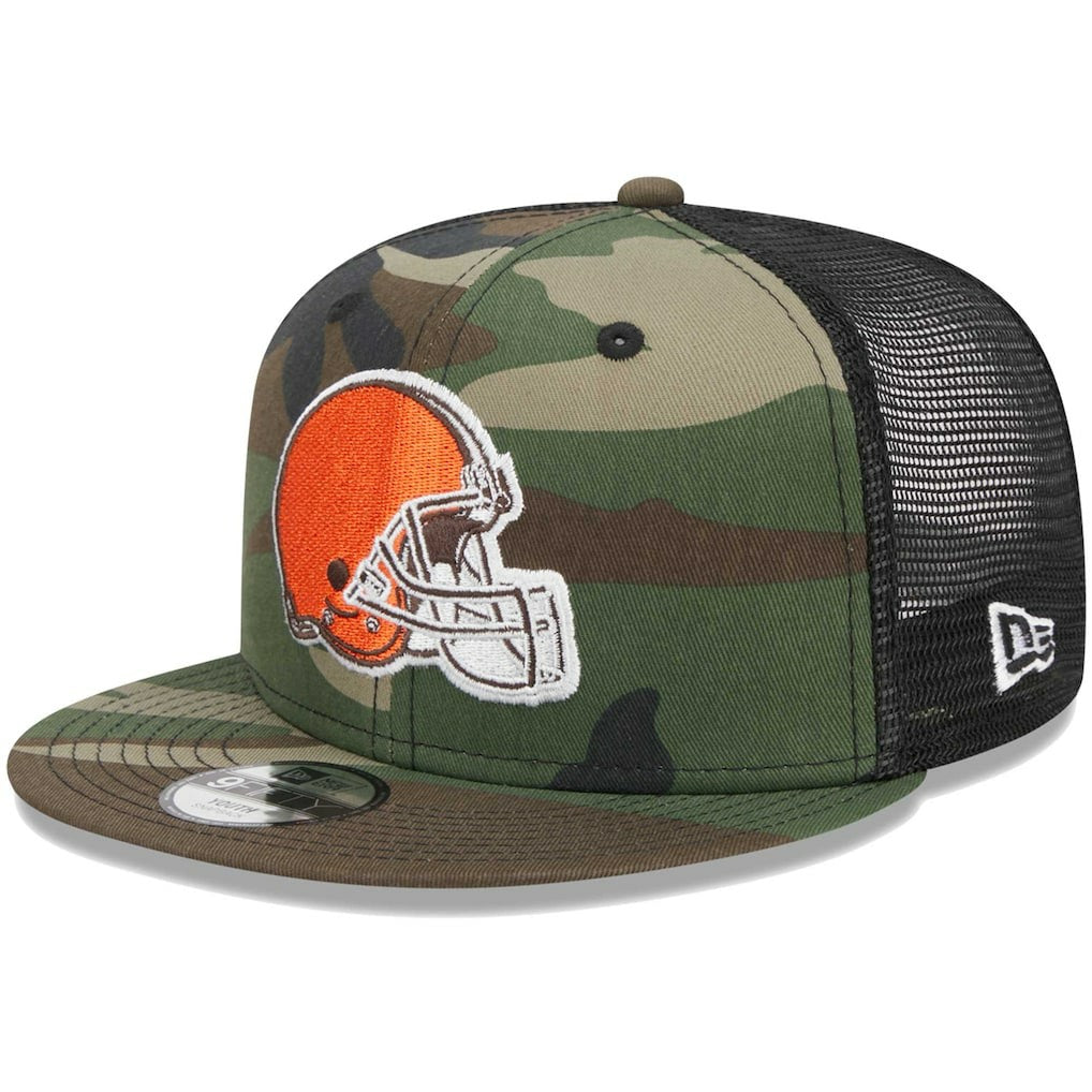 Cleveland Browns Youth Main Trucker 9FIFTY Snapback Hat | NFL New