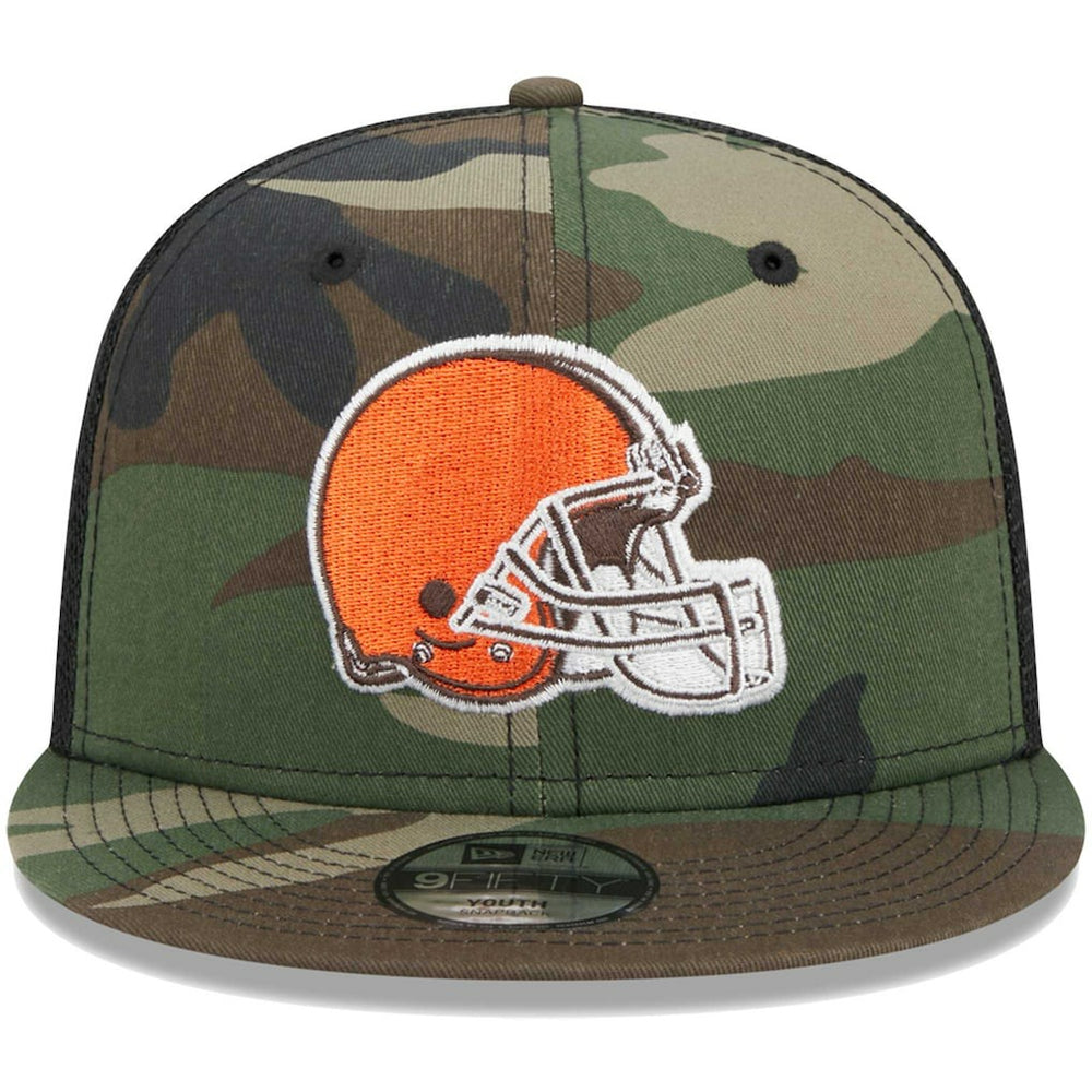 Cleveland Browns Youth Main Trucker 9FIFTY Snapback Hat | NFL New