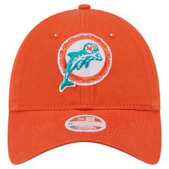 Miami Dolphins Women's Throwback Main Core Classic 2.0 9TWENTY Adjustable Hat | NFL Sale