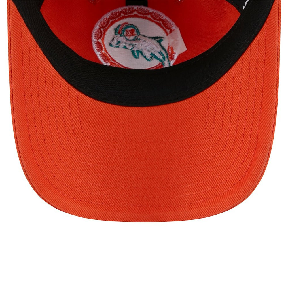 Miami Dolphins Women's Throwback Main Core Classic 2.0 9TWENTY Adjustable Hat | NFL Sale