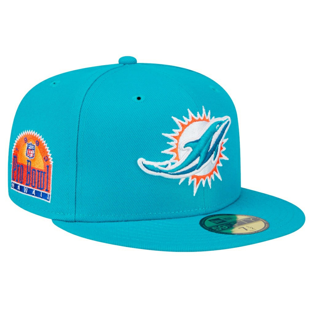Miami Dolphins Main Patch 59FIFTY Fitted Hat | NFL Near me