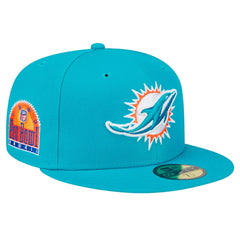 Miami Dolphins Main Patch 59FIFTY Fitted Hat | NFL Near me