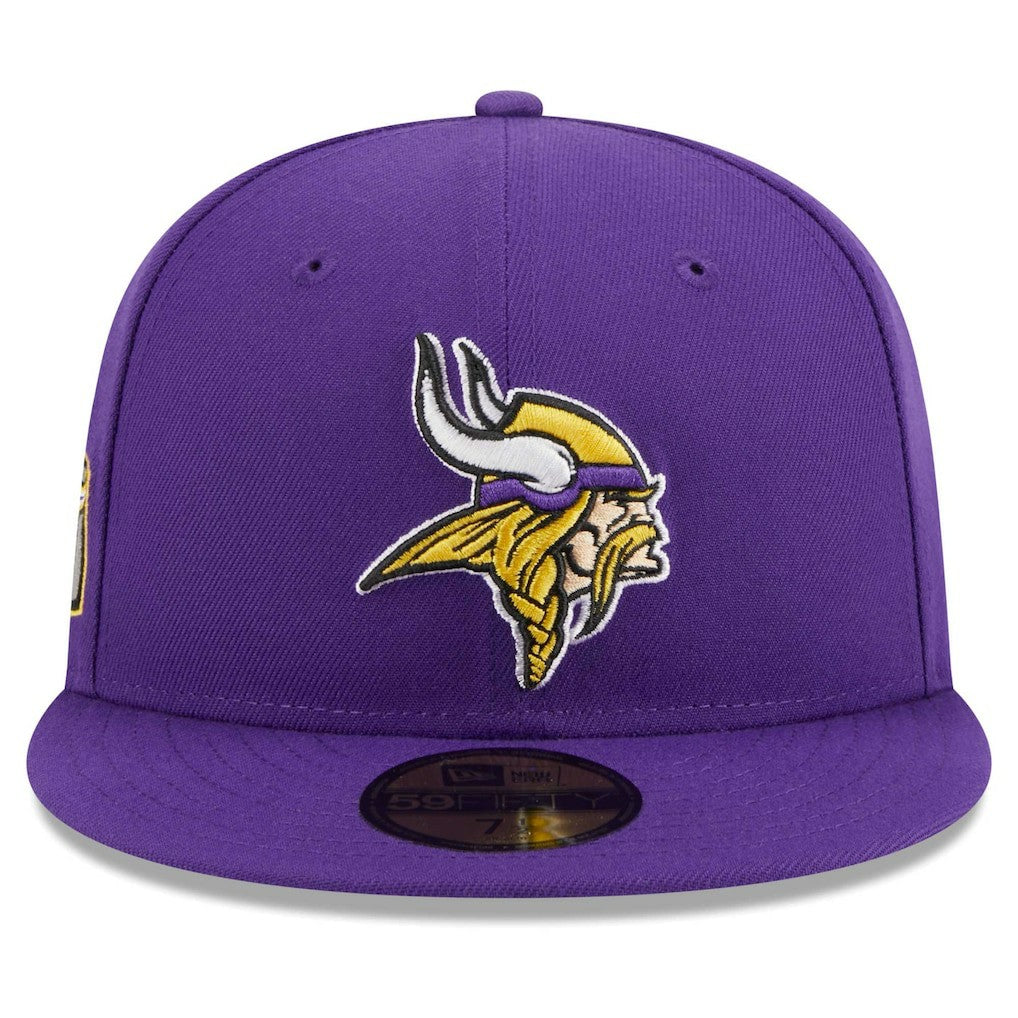 Minnesota Vikings Main Patch 59FIFTY Fitted Hat | NFL New