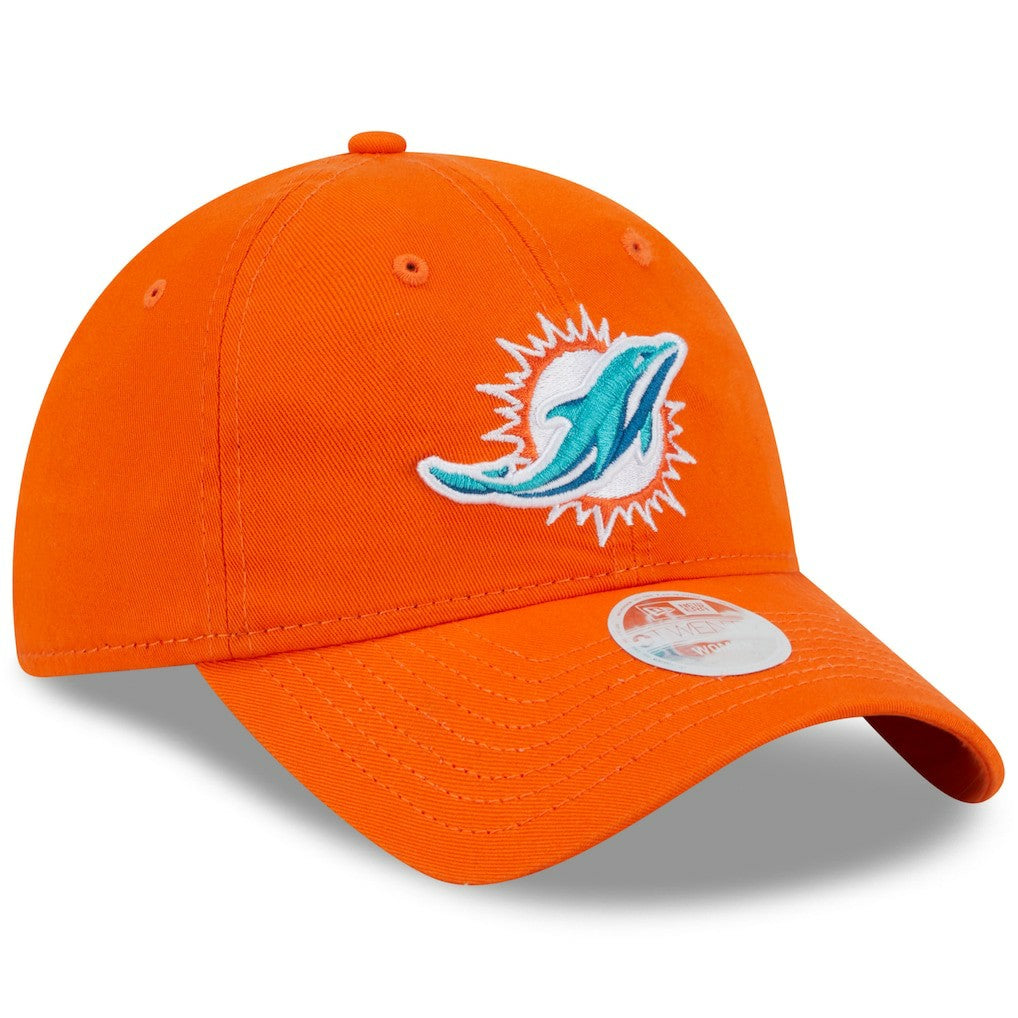 Miami Dolphins Women's Main Core Classic 2.0 9TWENTY Adjustable Hat | NFL Outlet