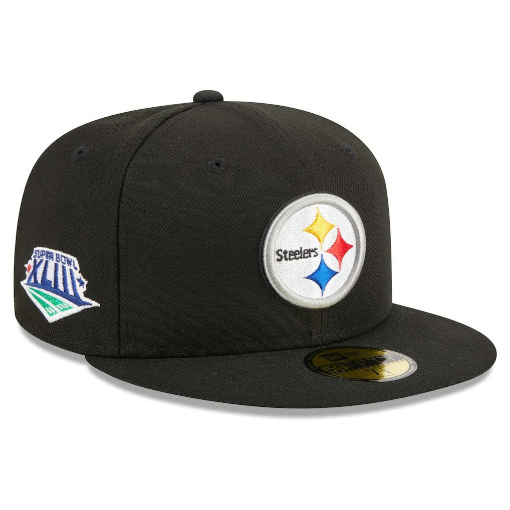 Pittsburgh Steelers Main Patch 59FIFTY Fitted Hat | NFL US
