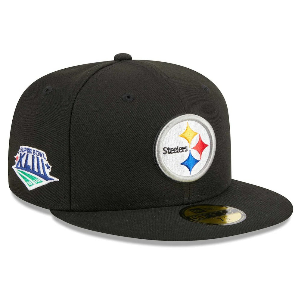 Pittsburgh Steelers Main Patch 59FIFTY Fitted Hat | NFL US