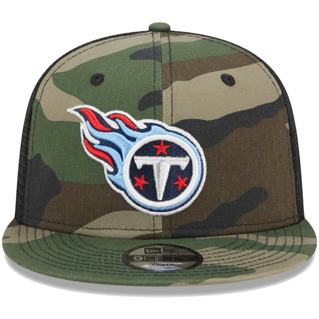 Tennessee Titans Youth Main Trucker 9FIFTY Snapback Hat | NFL Hot