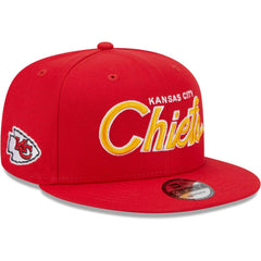 Kansas City Chiefs Main Script 9FIFTY Snapback Hat | NFL Outlet