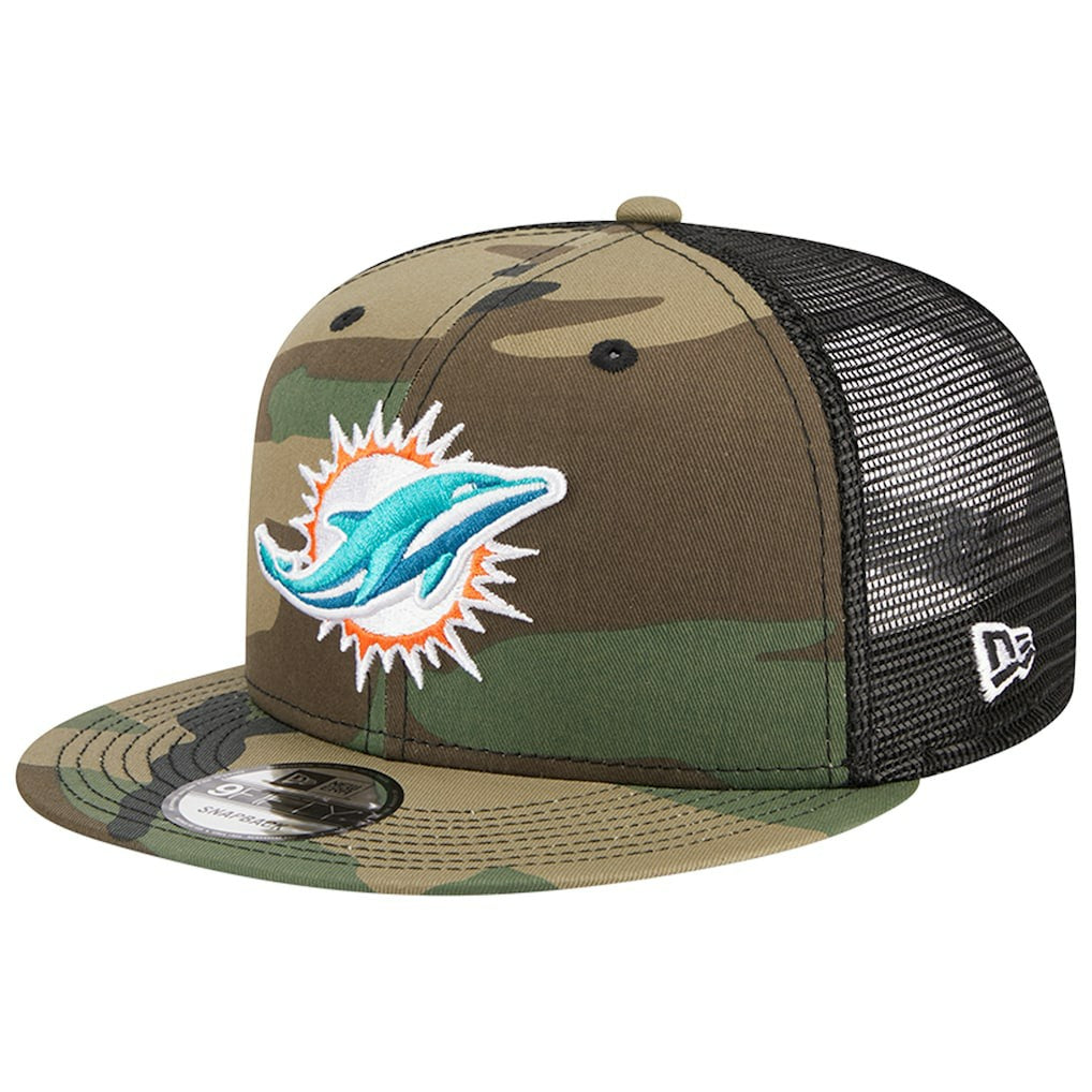 Miami Dolphins Main Trucker 9FIFTY Snapback Hat | NFL On sale