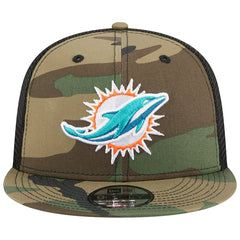 Miami Dolphins Main Trucker 9FIFTY Snapback Hat | NFL On sale