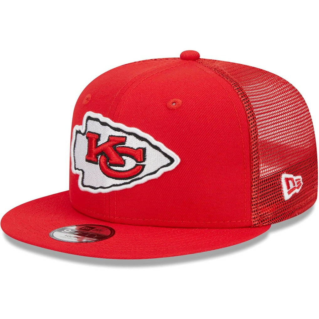 Kansas City Chiefs Youth Main Trucker 9FIFTY Snapback Hat | NFL Hot