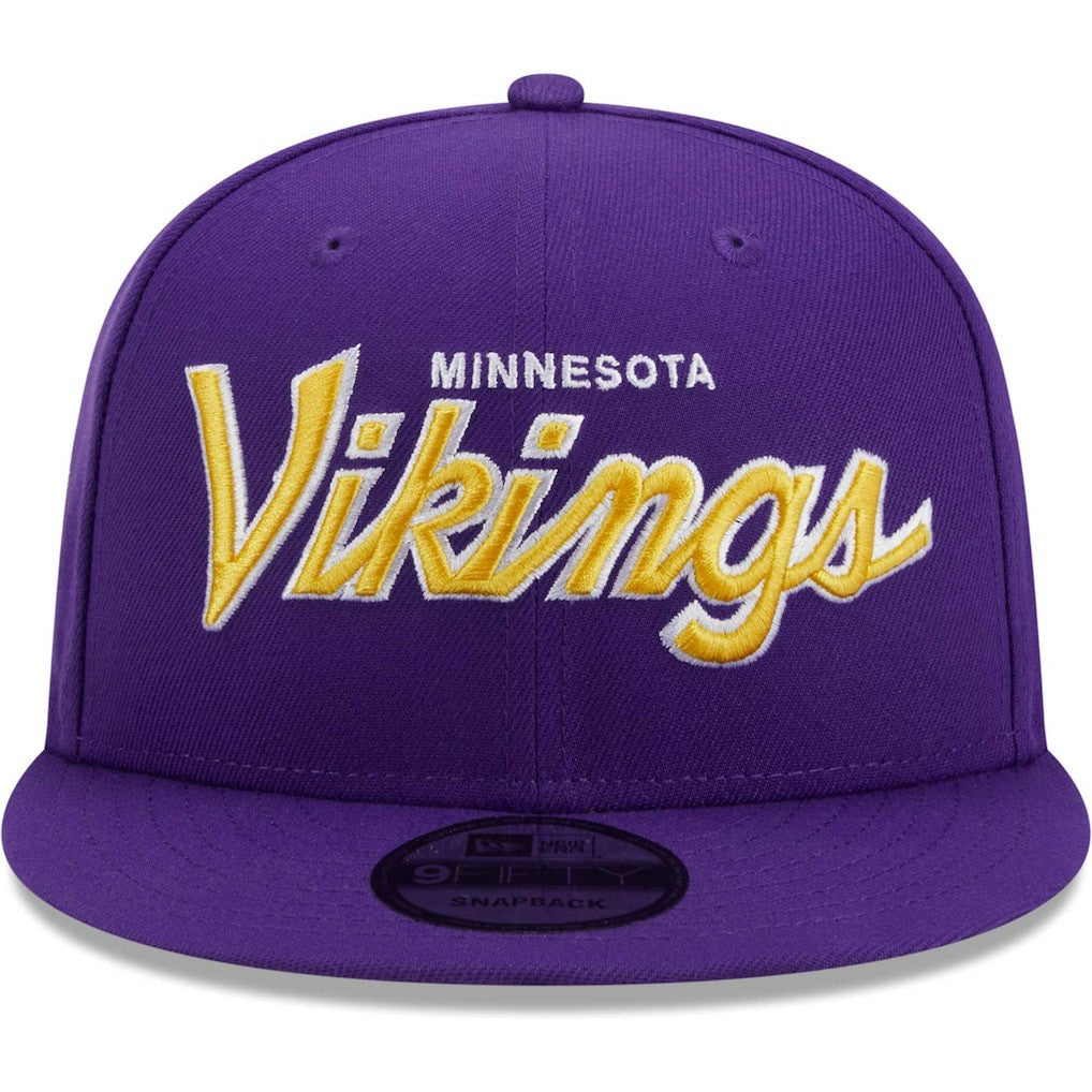 Minnesota Vikings Main Script 9FIFTY Snapback Hat | NFL US