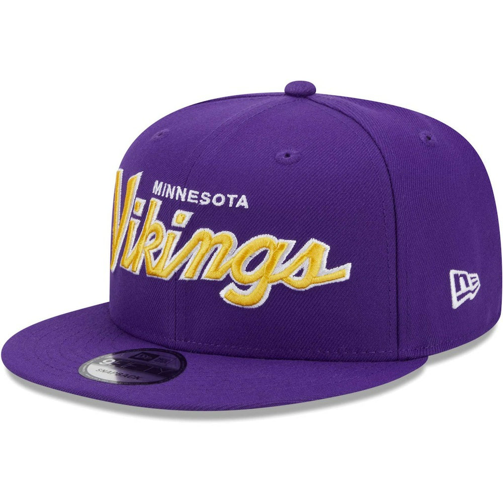Minnesota Vikings Main Script 9FIFTY Snapback Hat | NFL US