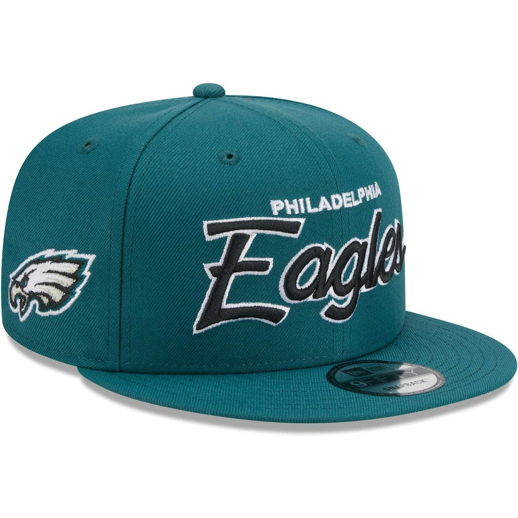 Philadelphia Eagles Main Script 9FIFTY Snapback Hat | NFL Online