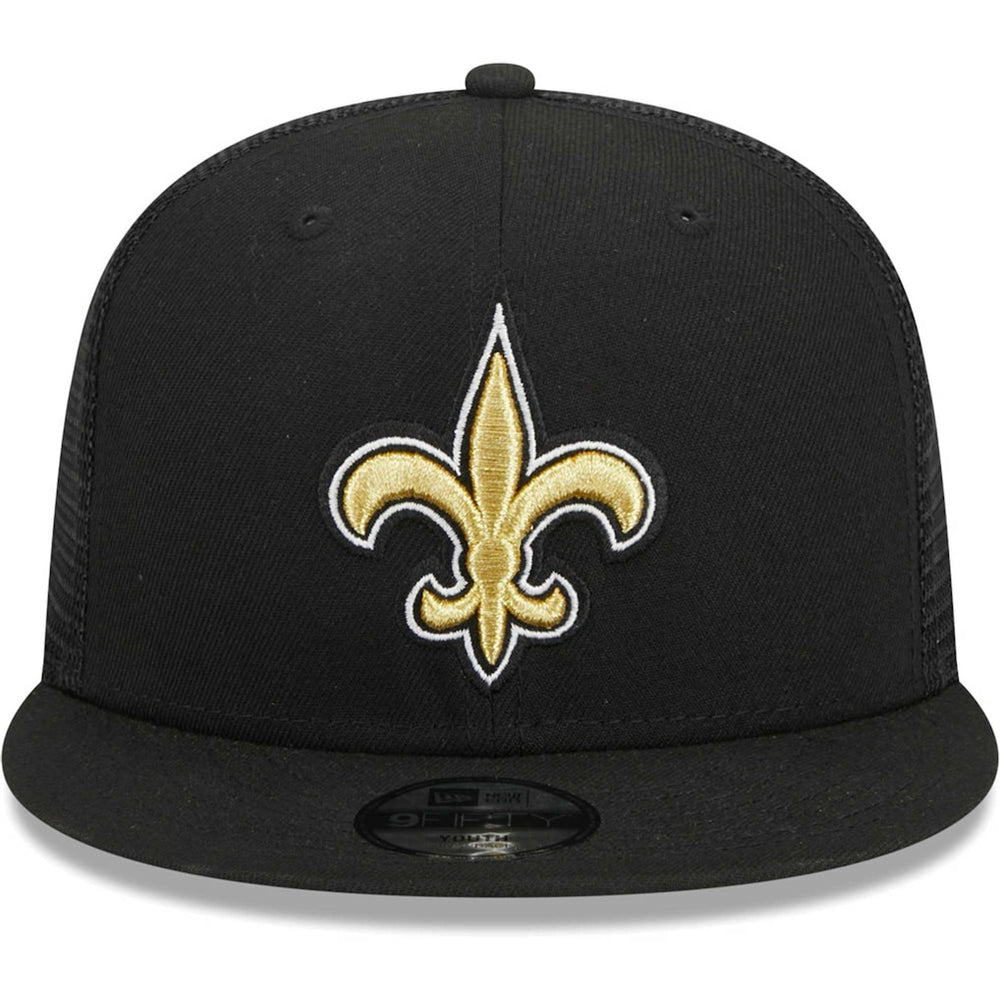 New Orleans Saints Youth Main Trucker 9FIFTY Snapback Hat | NFL Online