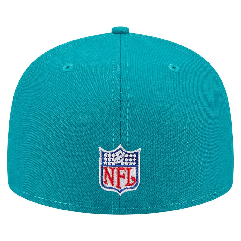 Miami Dolphins Throwback Main 59FIFTY Fitted Hat | NFL Hot