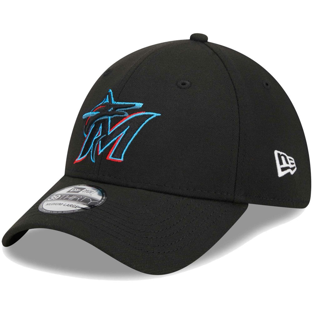 Miami Marlins New Era Logo 39THIRTY Flex Hat - MLB Hats