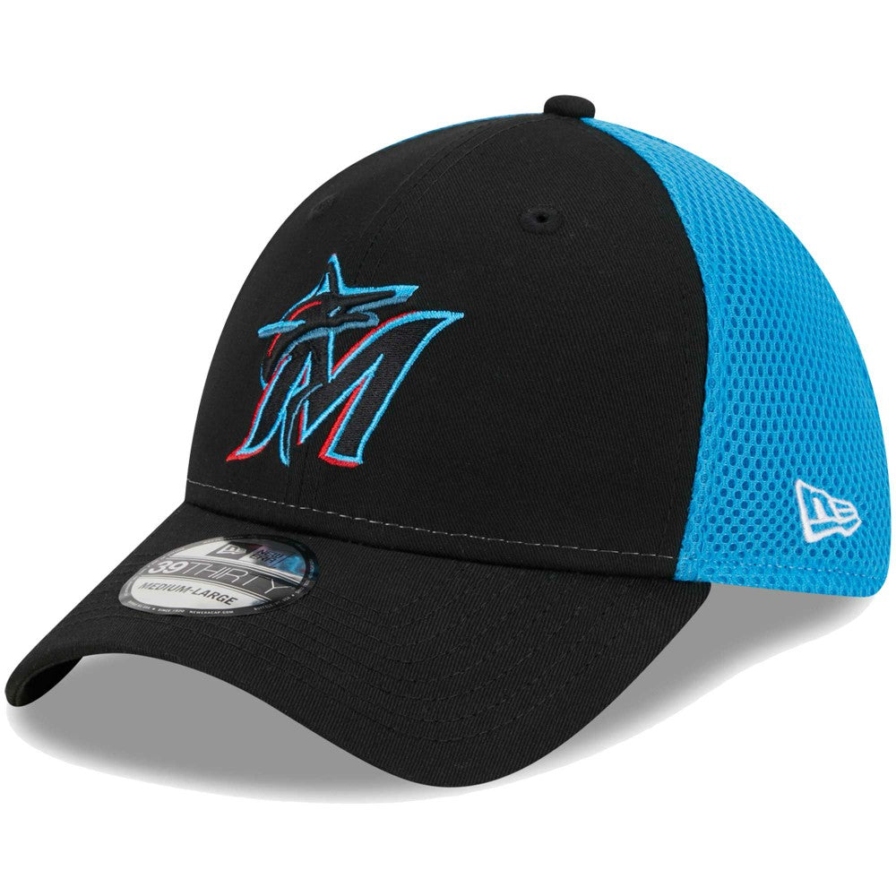 Miami Marlins New Era Team Neo 39THIRTY Flex Hat - MLB Hats