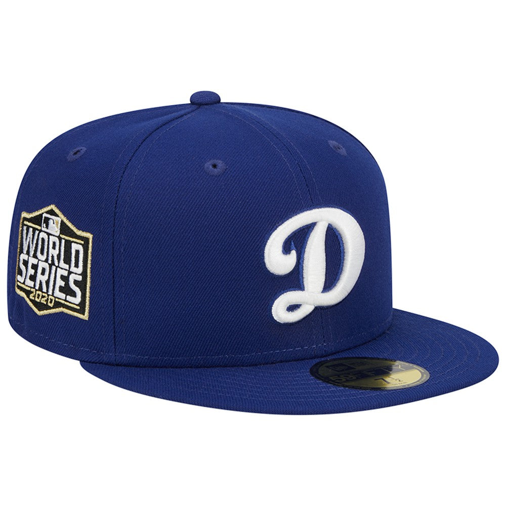 Los Angeles Dodgers New Era Alternate Logo 2020 World Series Team Color 59FIFTY Fitted Hat - MLB Hats