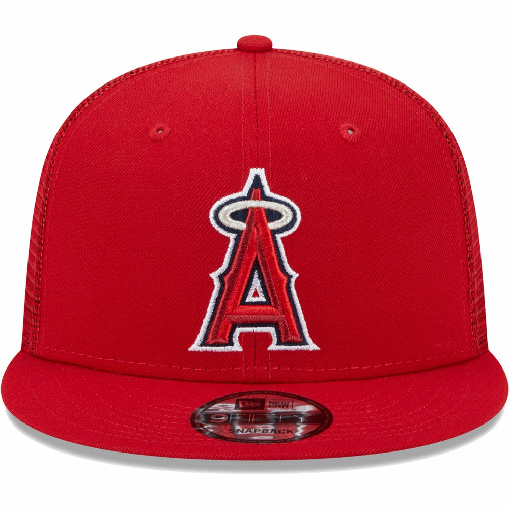 Los Angeles Angels New Era Team Color Trucker 9FIFTY Snapback Hat - MLB Hats
