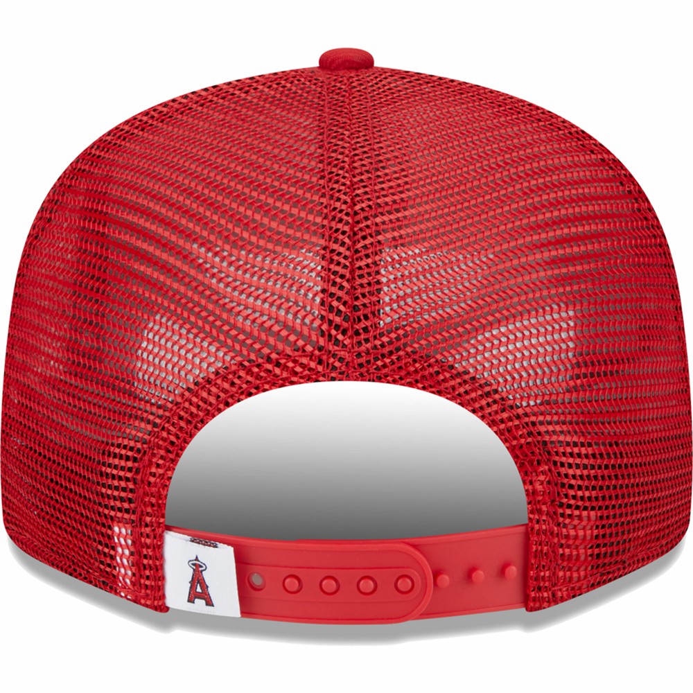 Los Angeles Angels New Era Team Color Trucker 9FIFTY Snapback Hat - MLB Hats