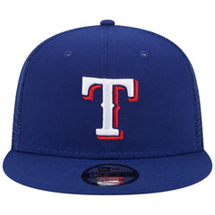 Texas Rangers New Era Team Color Trucker 9FIFTY Snapback Hat - MLB Hats