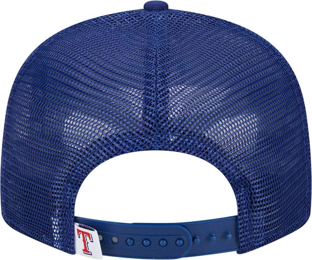 Texas Rangers New Era Team Color Trucker 9FIFTY Snapback Hat - MLB Hats