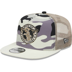 Chicago White Sox New Era Chrome Camo A-Frame 9FIFTY Trucker Snapback Hat - MLB Hats