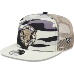 San Francisco Giants New Era Chrome Camo A-Frame 9FIFTY Trucker Snapback Hat - MLB Hats