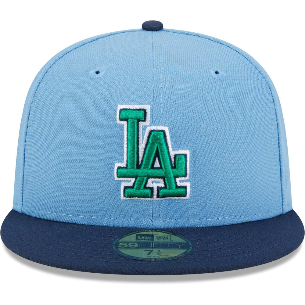 Los Angeles Dodgers New Era Green Undervisor 59FIFTY Fitted Hat - MLB Hats