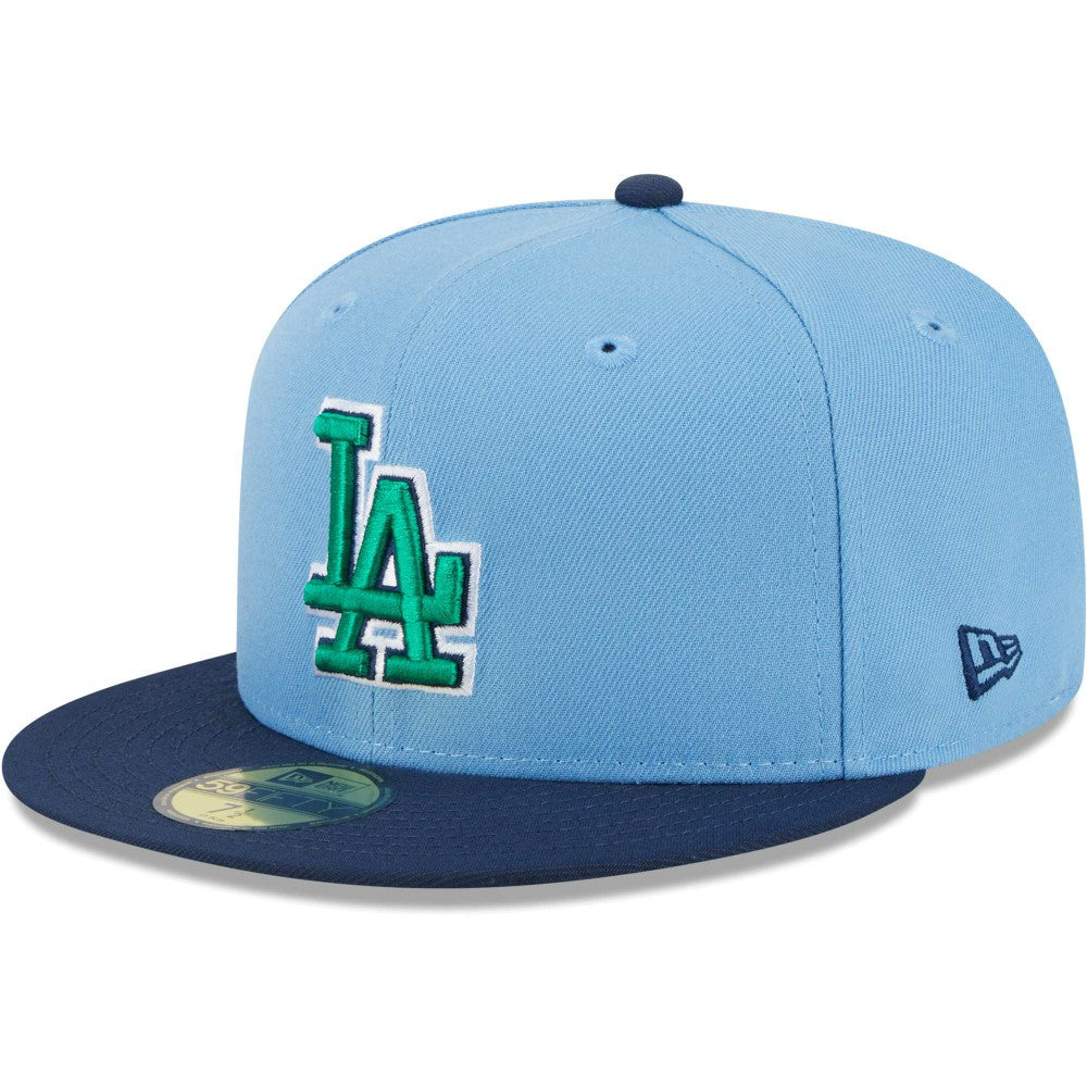 Los Angeles Dodgers New Era Green Undervisor 59FIFTY Fitted Hat - MLB Hats