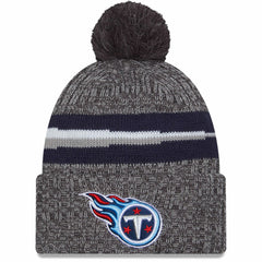 Tennessee Titans 2023 Sideline Sport Cuffed Pom Knit Hat | NFL Discount