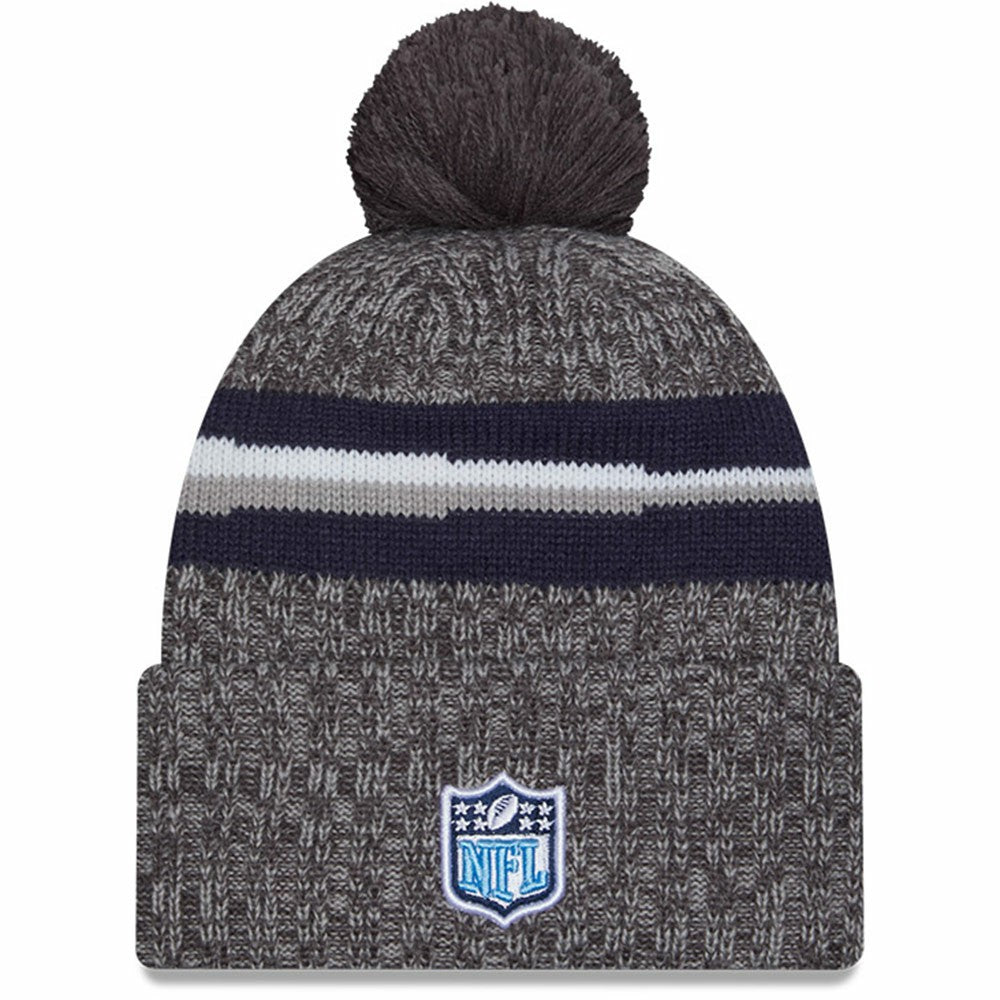 Tennessee Titans 2023 Sideline Sport Cuffed Pom Knit Hat | NFL Discount