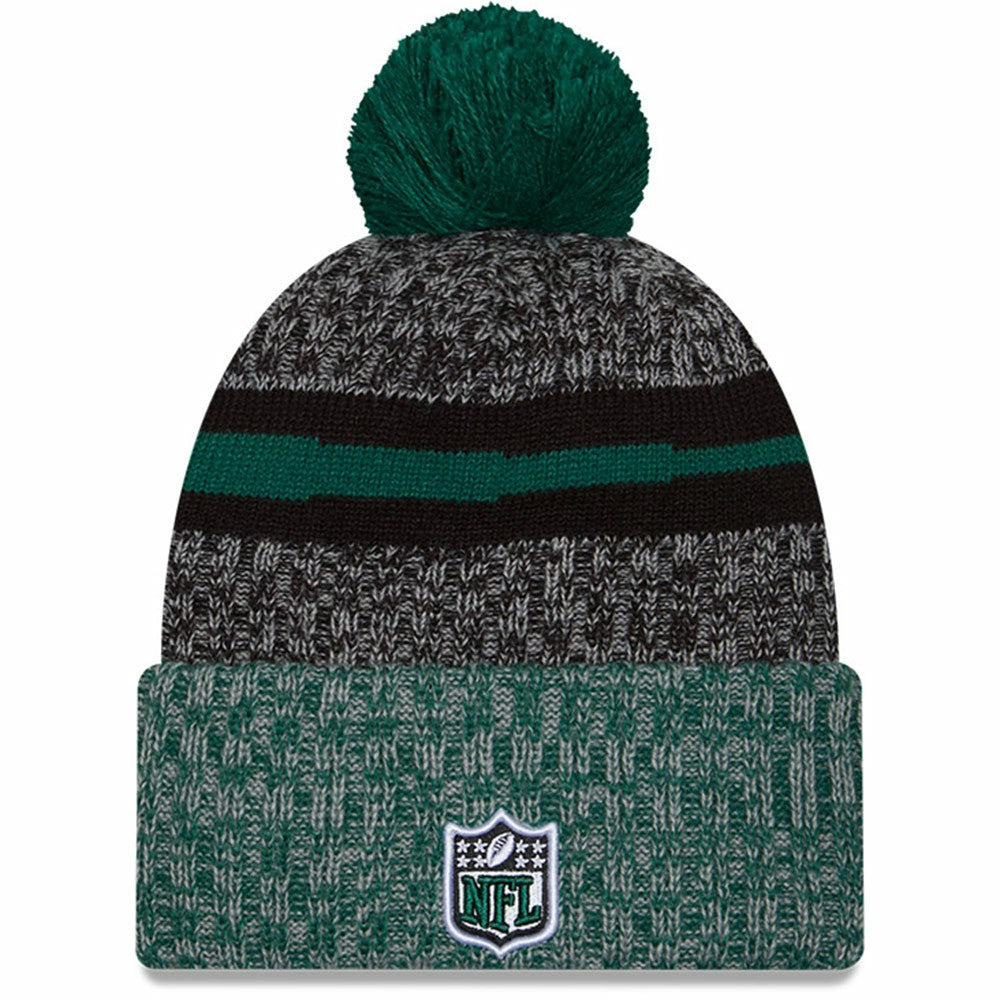 New York Jets 2023 Sideline Sport Cuffed Pom Knit Hat | NFL New