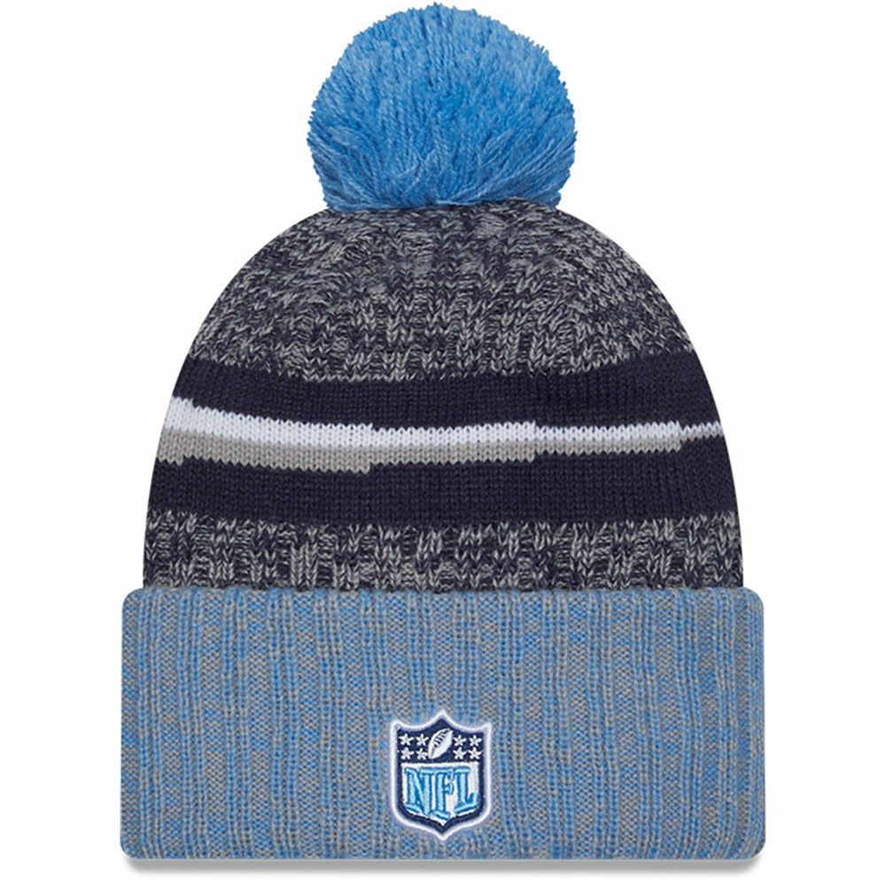 Tennessee Titans 2023 Sideline Sport Cuffed Pom Knit Hat | NFL Outlet