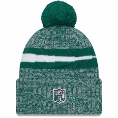 New York Jets 2023 Sideline Cuffed Knit Hat With Pom | NFL US