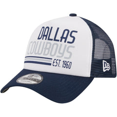 Dallas Cowboys Stacked A-Frame Trucker 9FORTY Adjustable Hat | NFL US