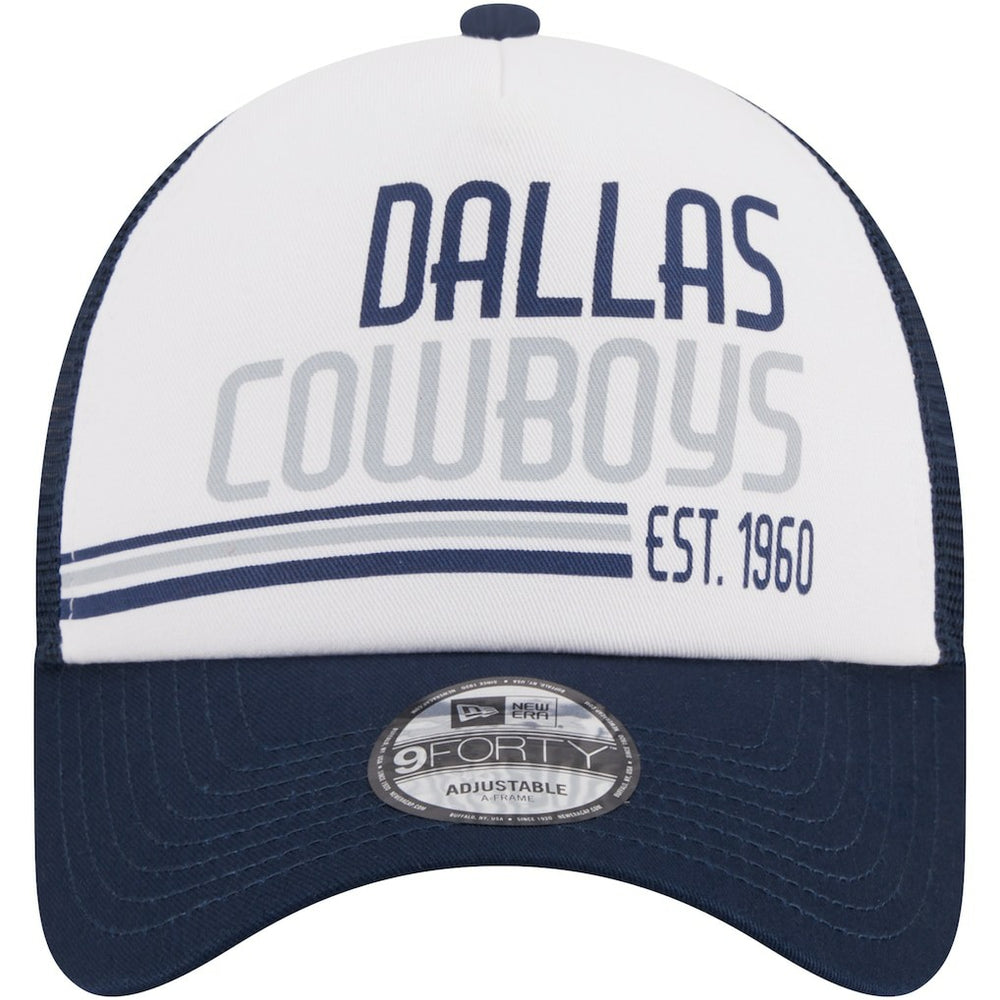 Dallas Cowboys Stacked A-Frame Trucker 9FORTY Adjustable Hat | NFL US