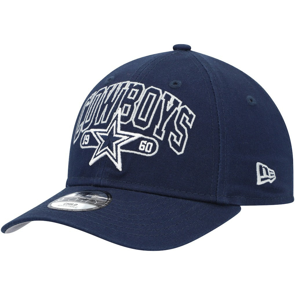 Dallas Cowboys Preschool Outline 9FORTY Adjustable Hat | NFL Discount