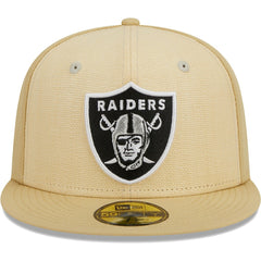 Las Vegas Raiders Raffia Front 59FIFTY Fitted Hat | NFL Sale