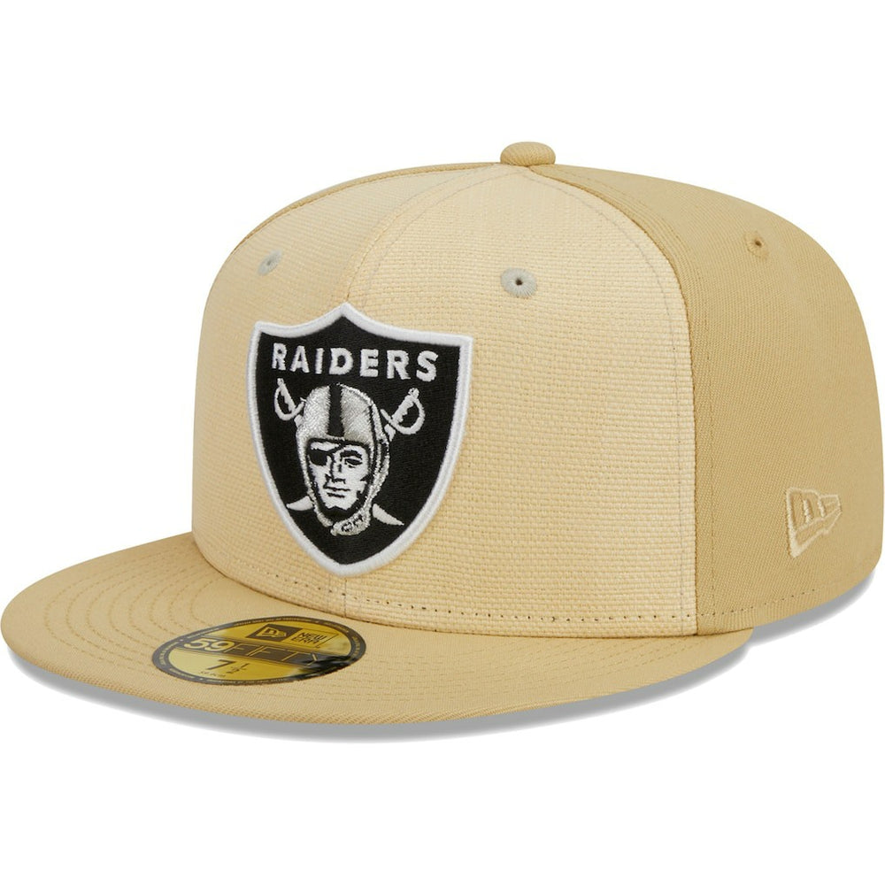 Las Vegas Raiders Raffia Front 59FIFTY Fitted Hat | NFL Sale