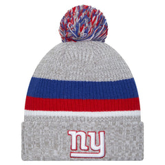 New York Giants Youth Cuffed Knit Hat with Pom | NFL Hot