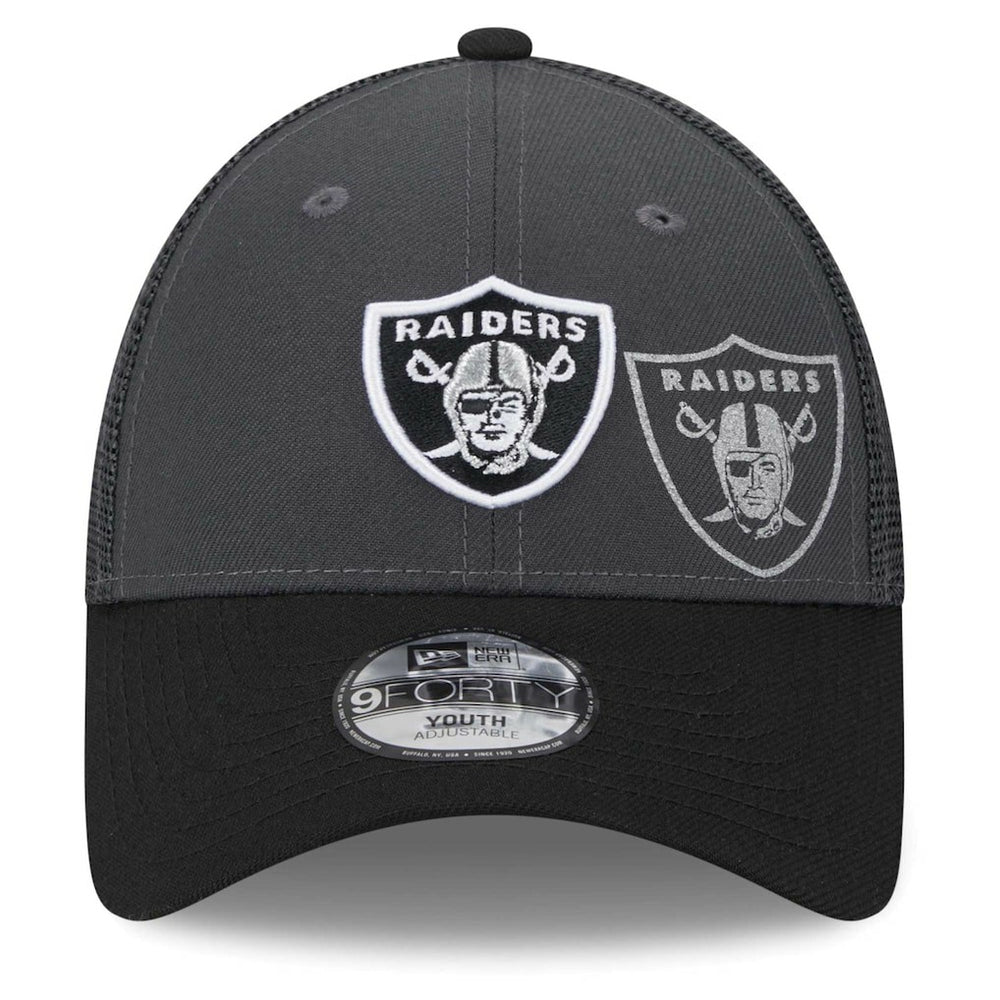 Las Vegas Raiders Preschool Reflect 9FORTY Adjustable Hat | NFL Hot