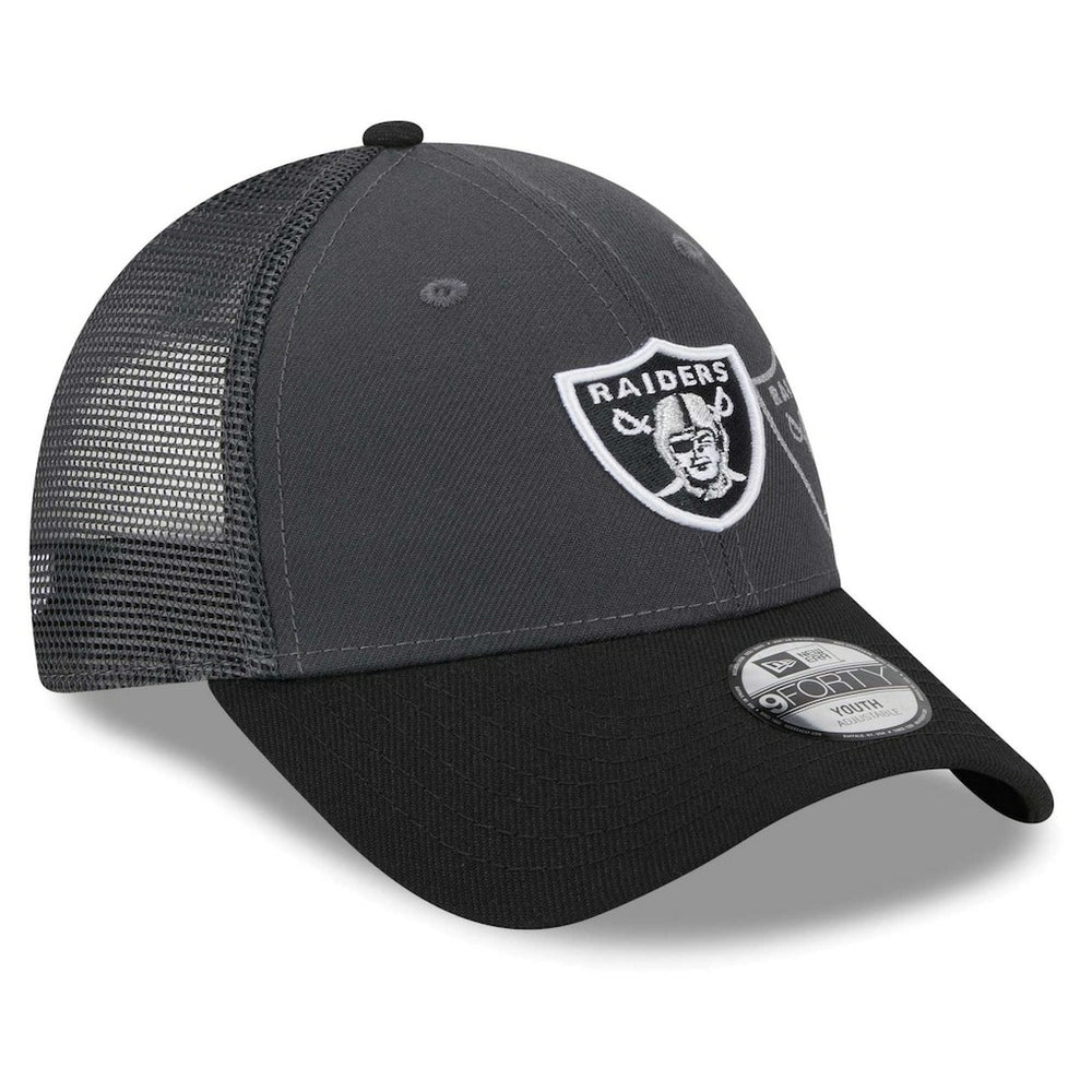 Las Vegas Raiders Preschool Reflect 9FORTY Adjustable Hat | NFL Hot