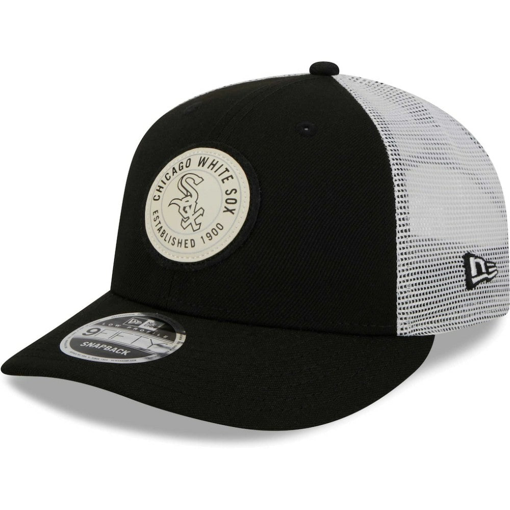 Chicago White Sox New Era Circle Trucker Low Profile 9FIFTY Snapback Hat - MLB Hats