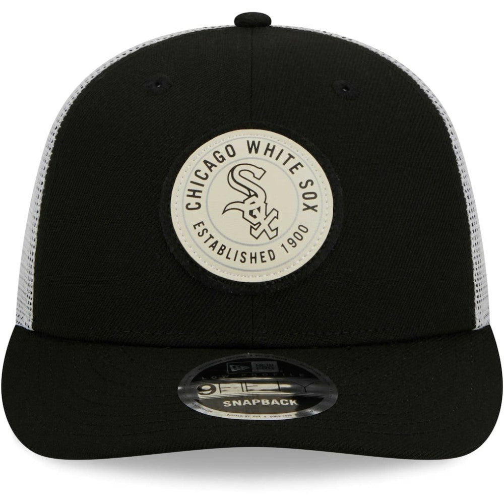 Chicago White Sox New Era Circle Trucker Low Profile 9FIFTY Snapback Hat - MLB Hats