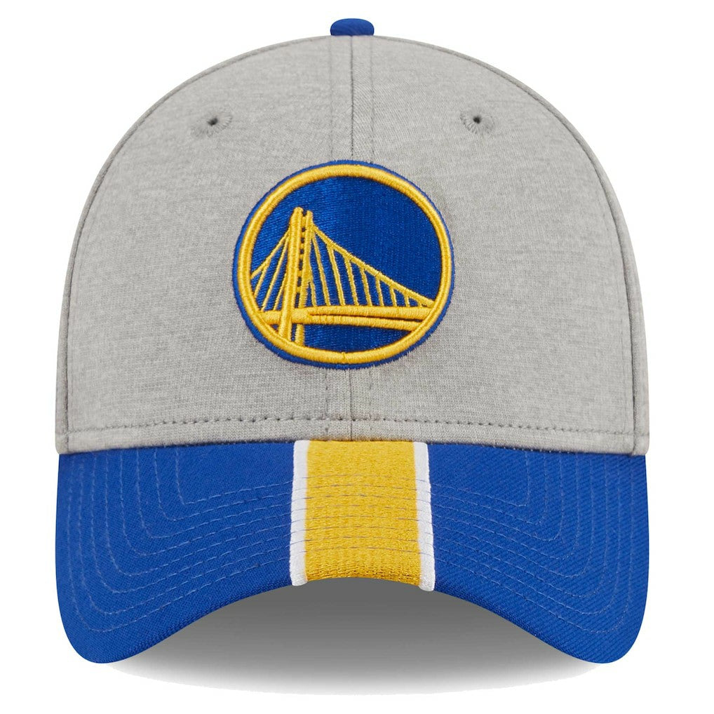 Gray/Royal Golden State Warriors Striped 39THIRTY Flex Hat sale | NBA
